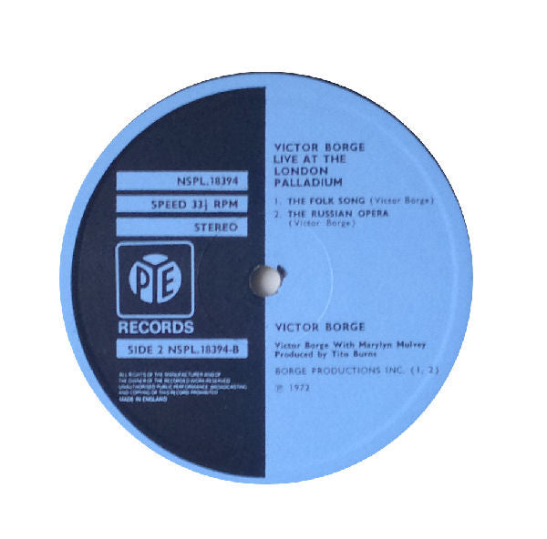 Victor Borge (2) : Victor Borge Live At The London Palladium (LP, Album)