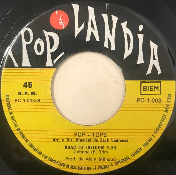 The Pop Tops : Mamy Blue (7", Single)