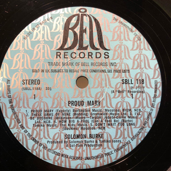 Solomon Burke : Proud Mary (LP, Album)
