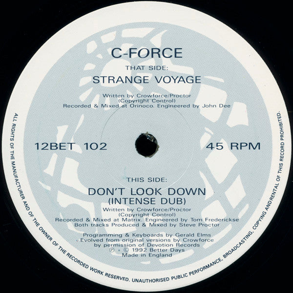 Crowforce : Strange Voyage (12", Promo)