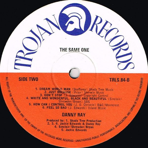 Danny Ray (2) : The Same One (LP, Album)