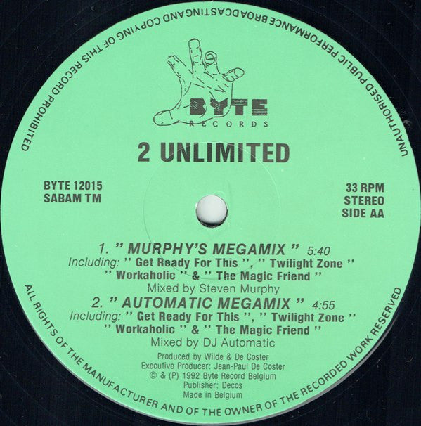 2 Unlimited : The Magic Friend (12")