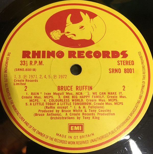 Bruce Ruffin : Bruce Ruffin (LP)