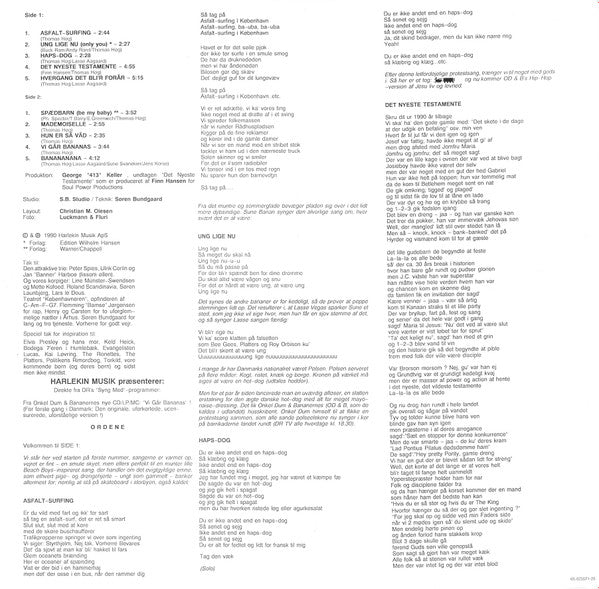 Onkel Dum & Bananerne : Vi Går Bananas (LP, Album)