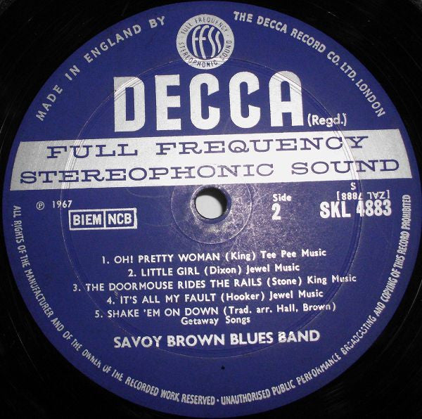 Savoy Brown : Shake Down (LP, Album)