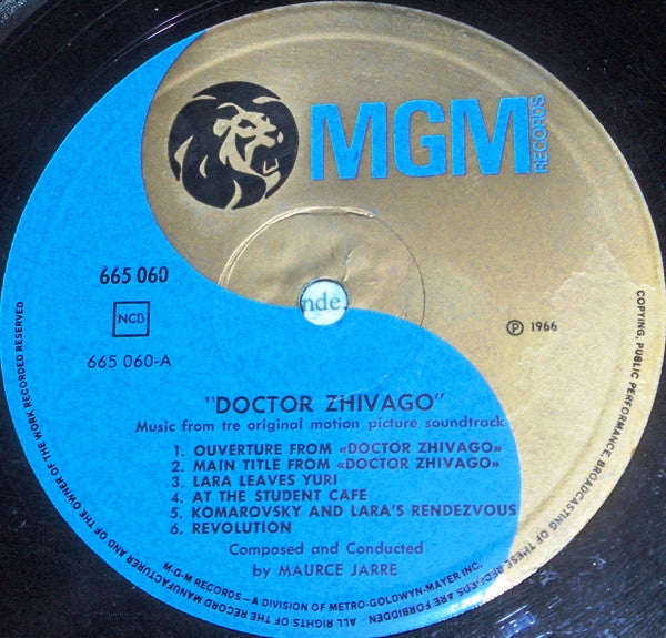 Maurice Jarre : Doctor Schiwago - The Original Soundtrack Album (LP, Album)