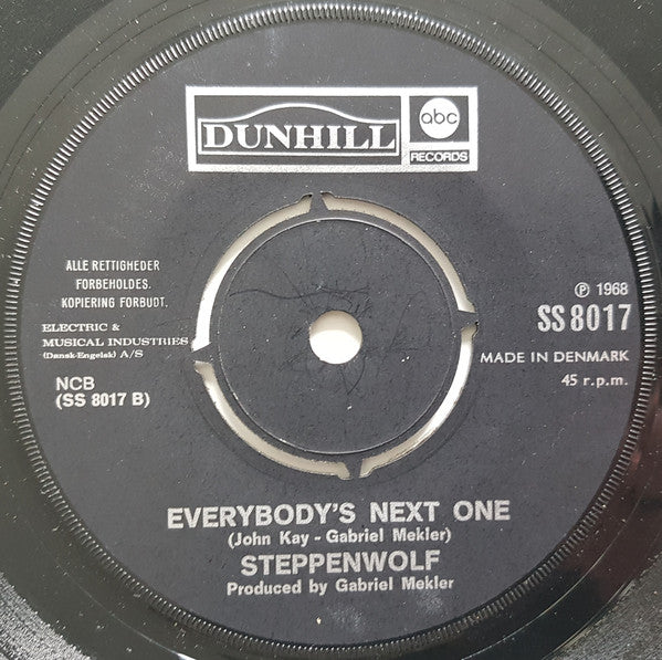 Steppenwolf : Born To Be Wild (7", Single)