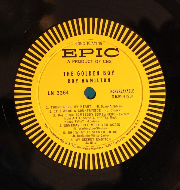 Roy Hamilton (5) : The Golden Boy (LP)