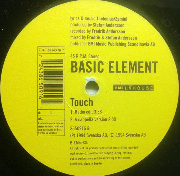 Basic Element : Touch (12")