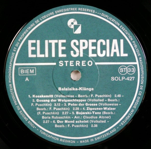 Various : Balalaika-Klänge (LP)