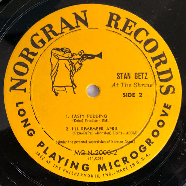 Stan Getz : At The Shrine (2xLP, Album, Mono + Box)