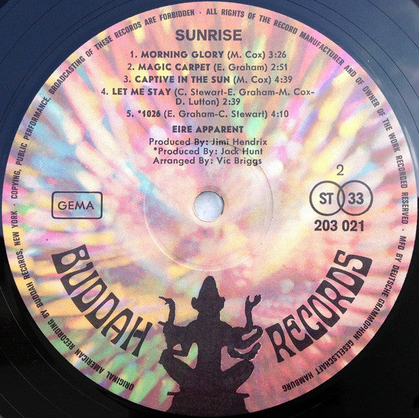 Eire Apparent : Sunrise (LP, Album)