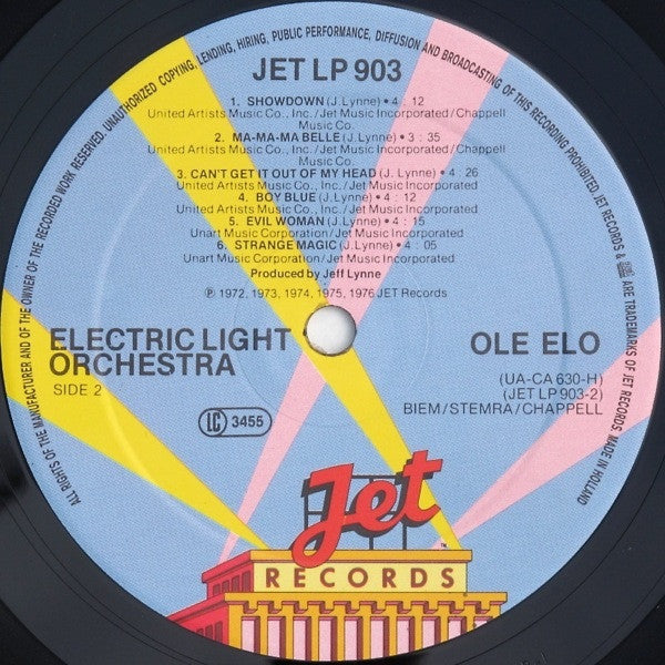 Electric Light Orchestra : Olé ELO (LP, Comp, RE)