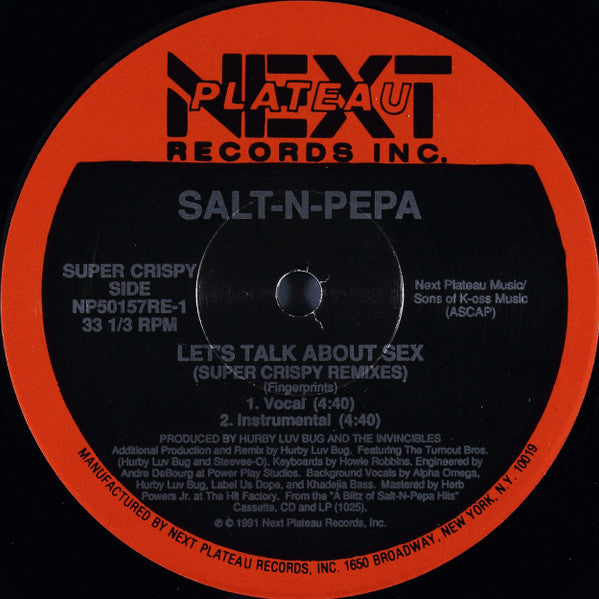 Salt 'N' Pepa : Let's Talk About Sex! (12")