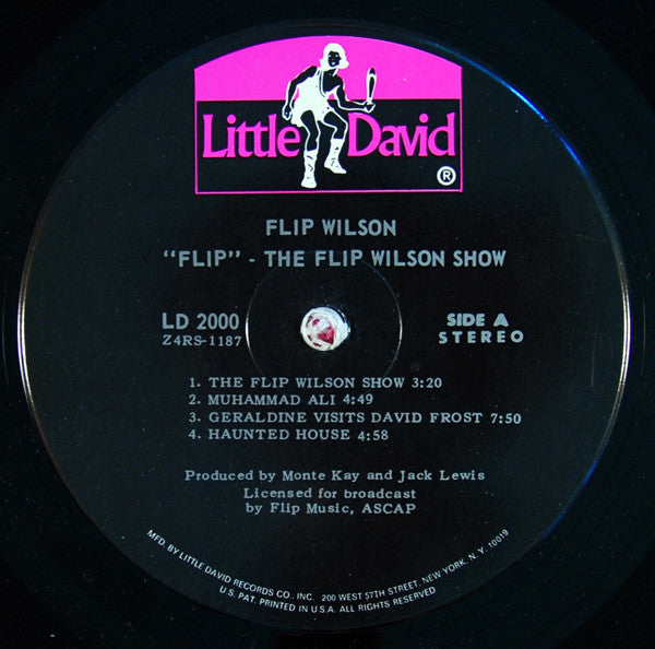 Flip Wilson With Special Guest David Frost : "Flip" - The Flip Wilson Show (LP, Album, Hol)