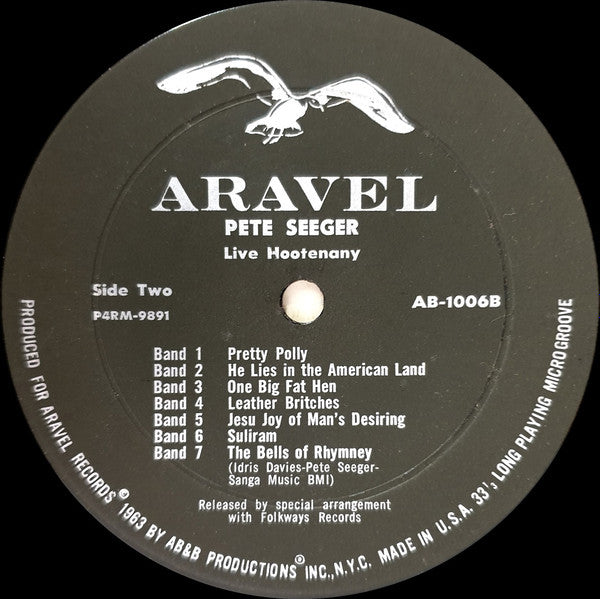 Pete Seeger : Live Hootenany (LP)