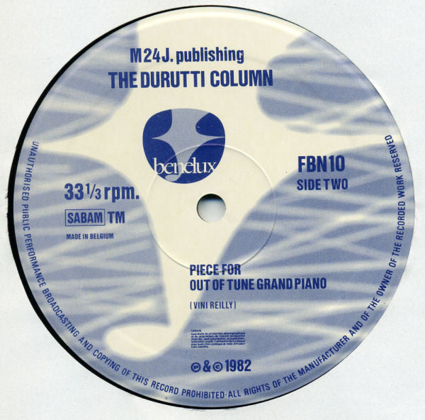 The Durutti Column : Deux Triangles (12")