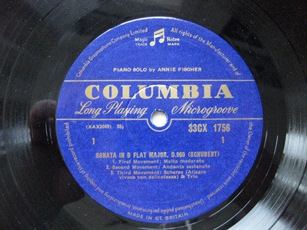 Annie Fischer - Franz Schubert : Sonata In B Flat Major, D.960; Impromptus Nos. 2 & 4, D.935 (Op. 142) (LP, Album, Mono)
