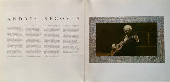 Andrés Segovia : A Portrait Of Andrés Segovia My Favourite Works (LP, Gat)