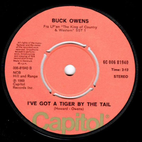Buck Owens : It's A Monster's Holiday (7")