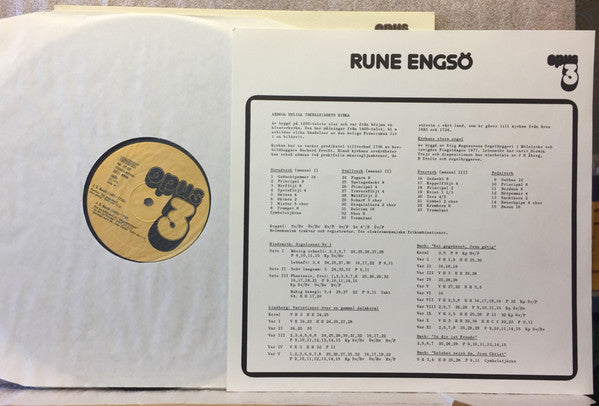 Rune Engsö : Spelar På Orgeln I Arboga Heliga Trefaldighets Kyrka (LP, Album)