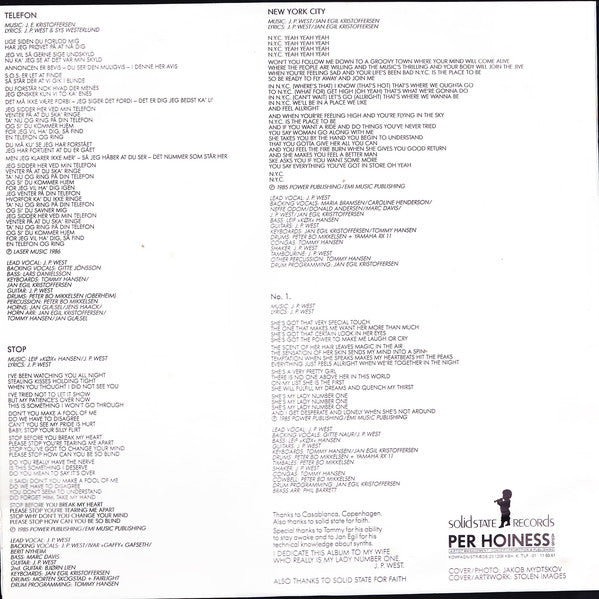 J.P. West : Det Er Mig (LP)