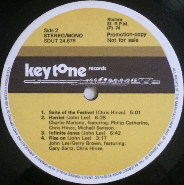 Chris Hinze : Chris Hinze Presents: Keytone Records (LP, Comp, Promo)