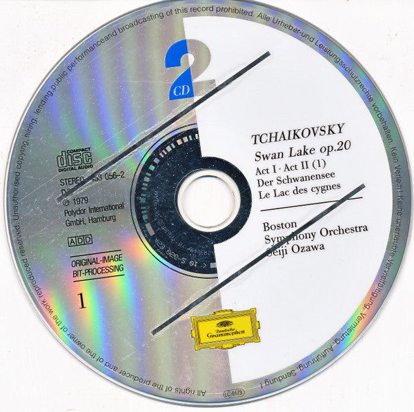 Pyotr Ilyich Tchaikovsky, Boston Symphony Orchestra, Seiji Ozawa : Swan Lake = Der Schwanensee = Le Lac Des Cygnes (2xCD, Album, RE, RM, Uni)