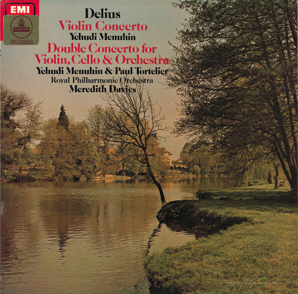 Frederick Delius - Yehudi Menuhin, Paul Tortelier, Royal Philharmonic Orchestra, Meredith Davies : Violin Concerto / Double Concerto For Violin, Cello & Orchestra (LP, Quad)