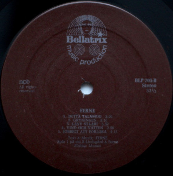 Lars Fernebring : Ferne (LP, Album)