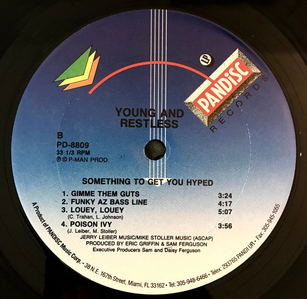 Young & Restless : Something To Get You Hyped (LP, Album)