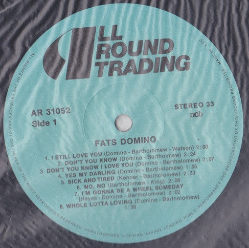 Fats Domino : Fats Domino (Box + 3xLP, Comp)