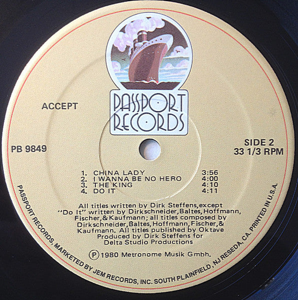 Accept : Accept (LP, Album)