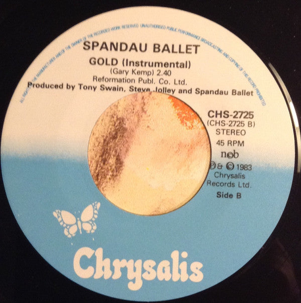 Spandau Ballet : Gold (7", Single)