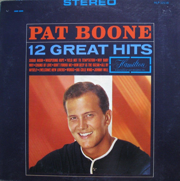Pat Boone : 12 Great Hits (LP, Comp)