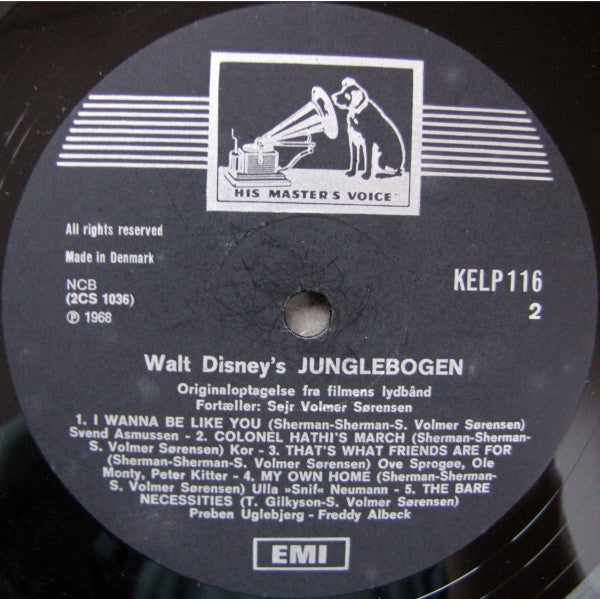 Various : Walt Disney's Junglebogen (LP)