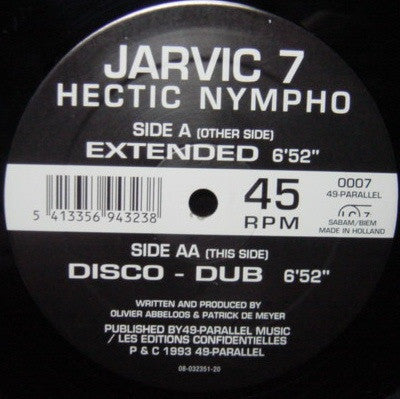 Jarvic 7 : Hectic Nympho (12")