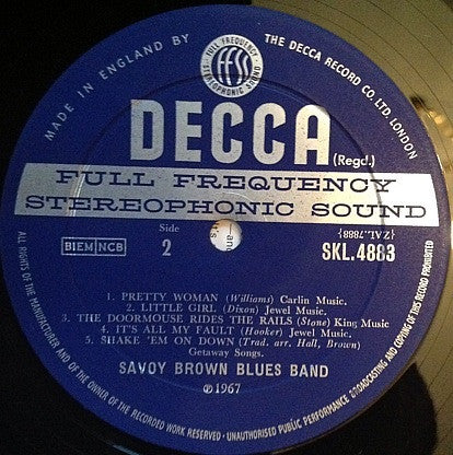 Savoy Brown : Shake Down (LP, Album)