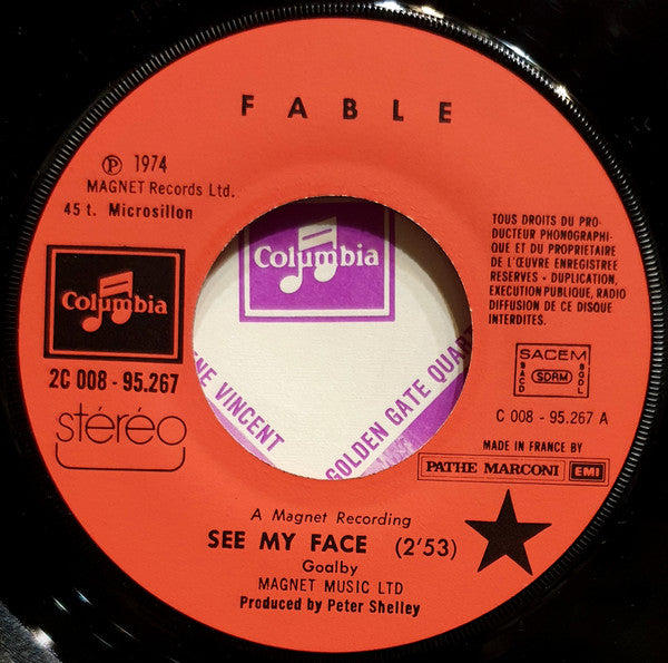 Fable (6) : See My Face / Thick As A Plank (7", Single)