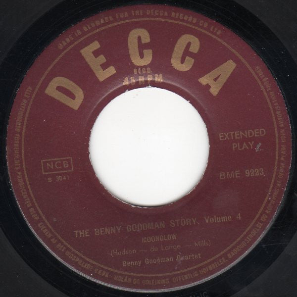 Benny Goodman Trio / The Benny Goodman Quartet : The Benny Goodman Story (Vol. 4) (7", EP)