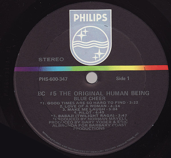 Blue Cheer : BC #5 The Original Human Being (LP, Album)