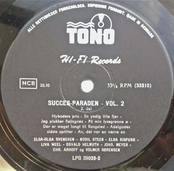 Various : ... Succes Paraden Vol. 2 (LP, Comp, RE)