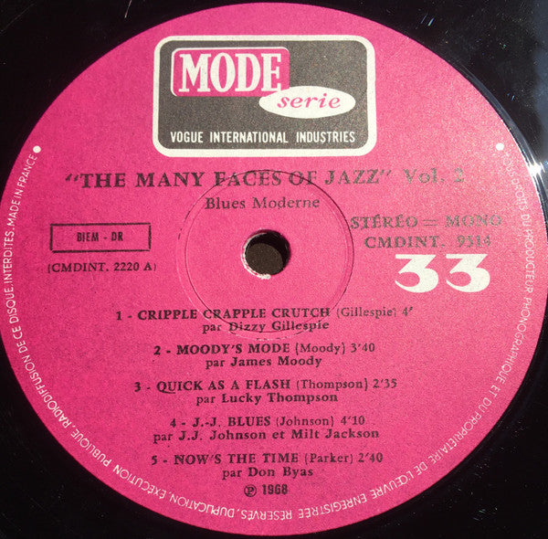 Various : Blues Moderne (LP, Comp)