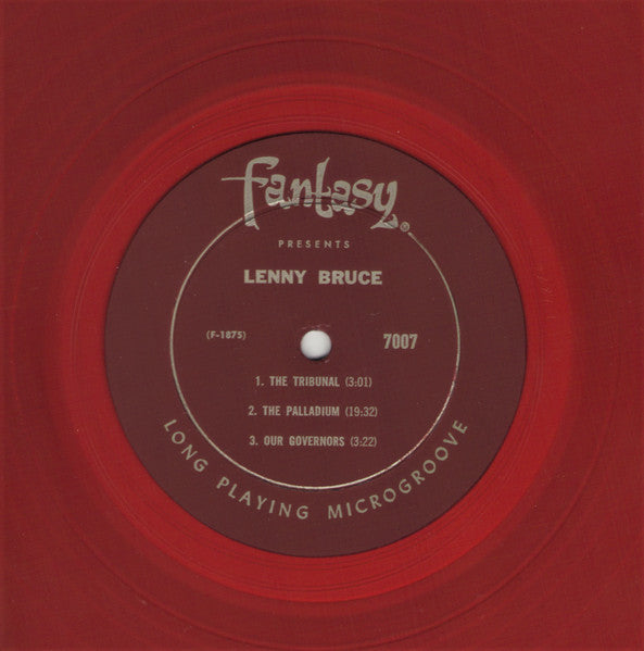 Lenny Bruce : I Am Not A Nut, Elect Me! (LP, Red)