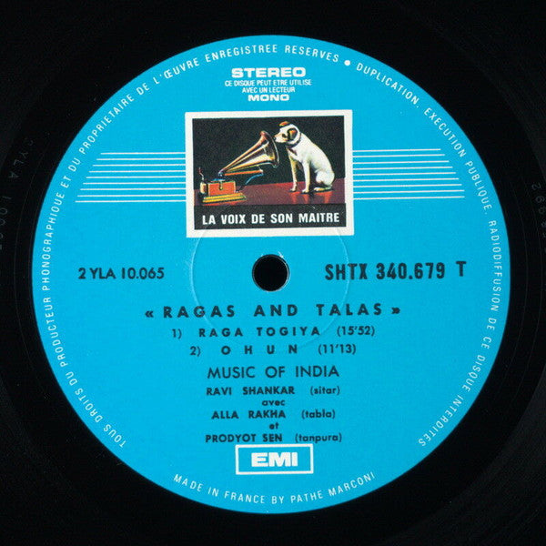 Ravi Shankar, Alla Rakha : Music Of India (Ragas And Talas) (LP, Album, RE)