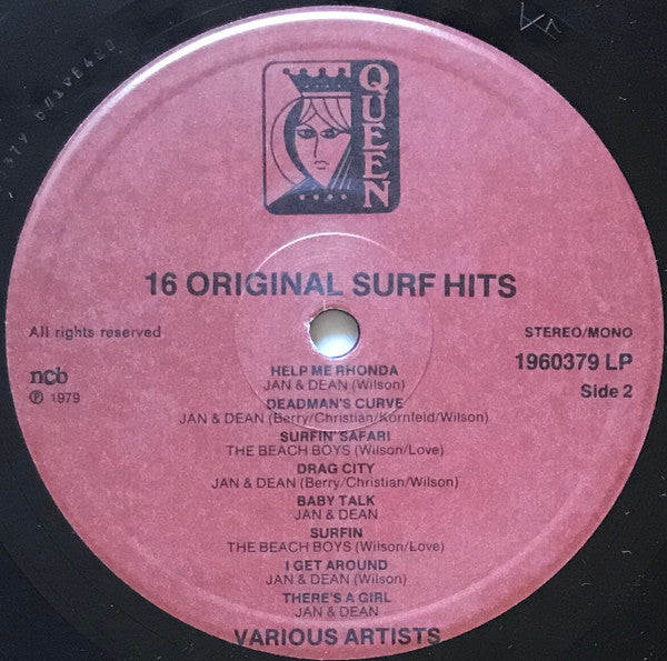 Various : 16 Original Surf-Hits (LP, Comp)