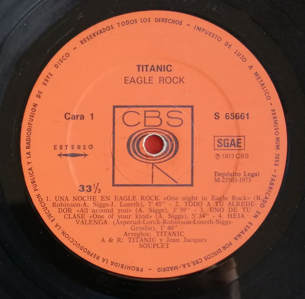 Titanic (3) : Eagle Rock (LP, Album)
