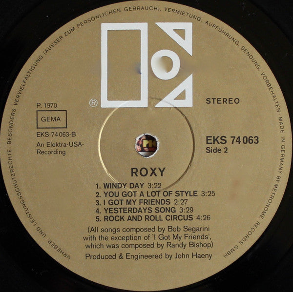 Roxy (9) : Roxy (LP, Album)