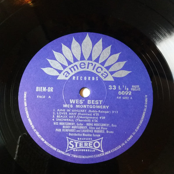 Wes Montgomery : Wes' Best (LP, Comp)