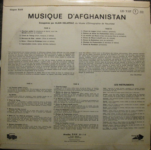 Various : Afghanistan (LP)